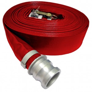 红色高清PVC放电软管